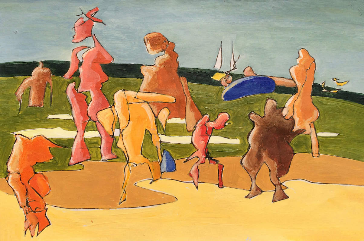 Sketch: Saccadic Figures - Baltic Beach 2